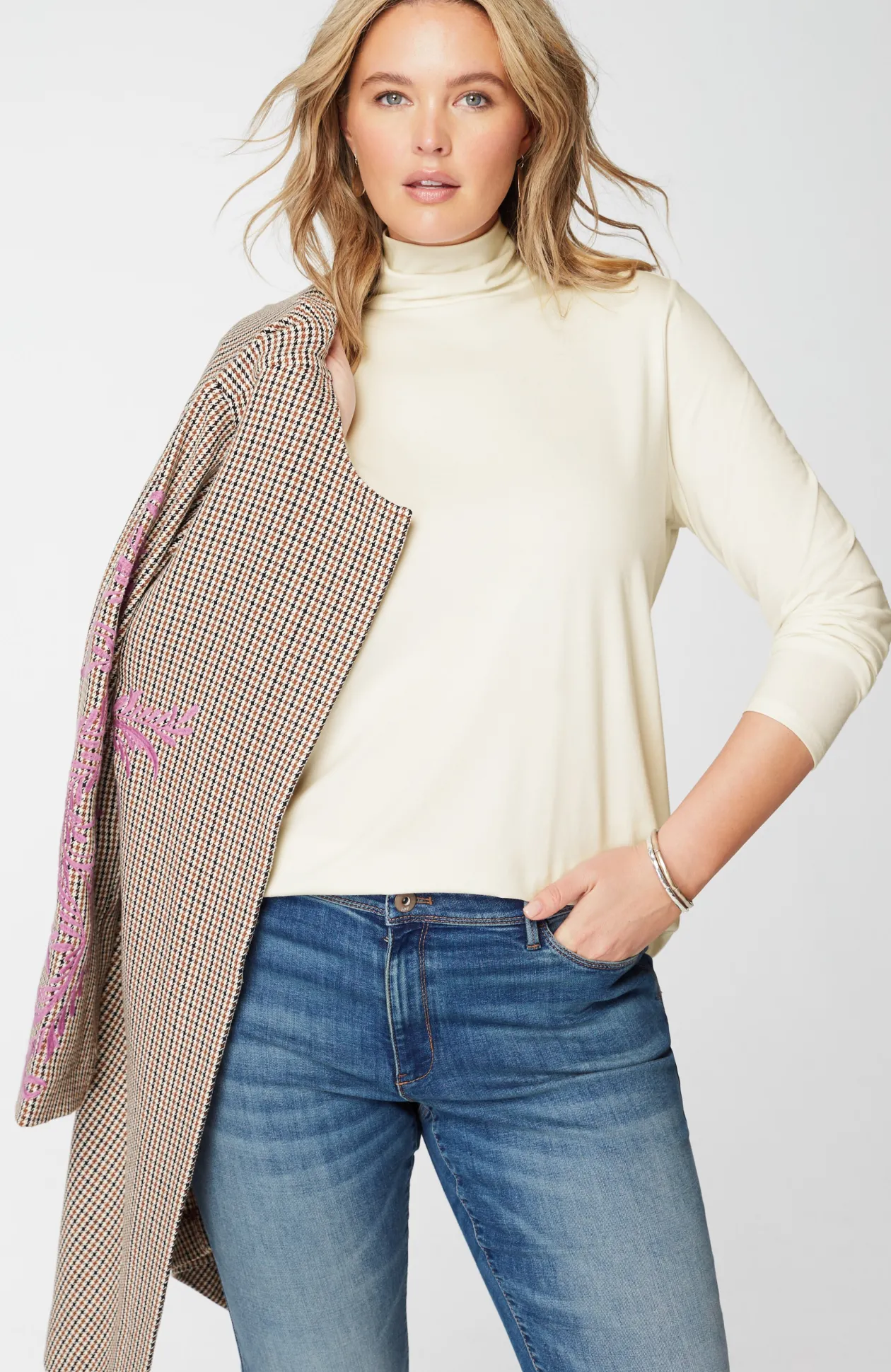 Luxe Supima® Turtleneck Tunic