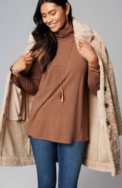 Luxe Supima® Turtleneck Tunic