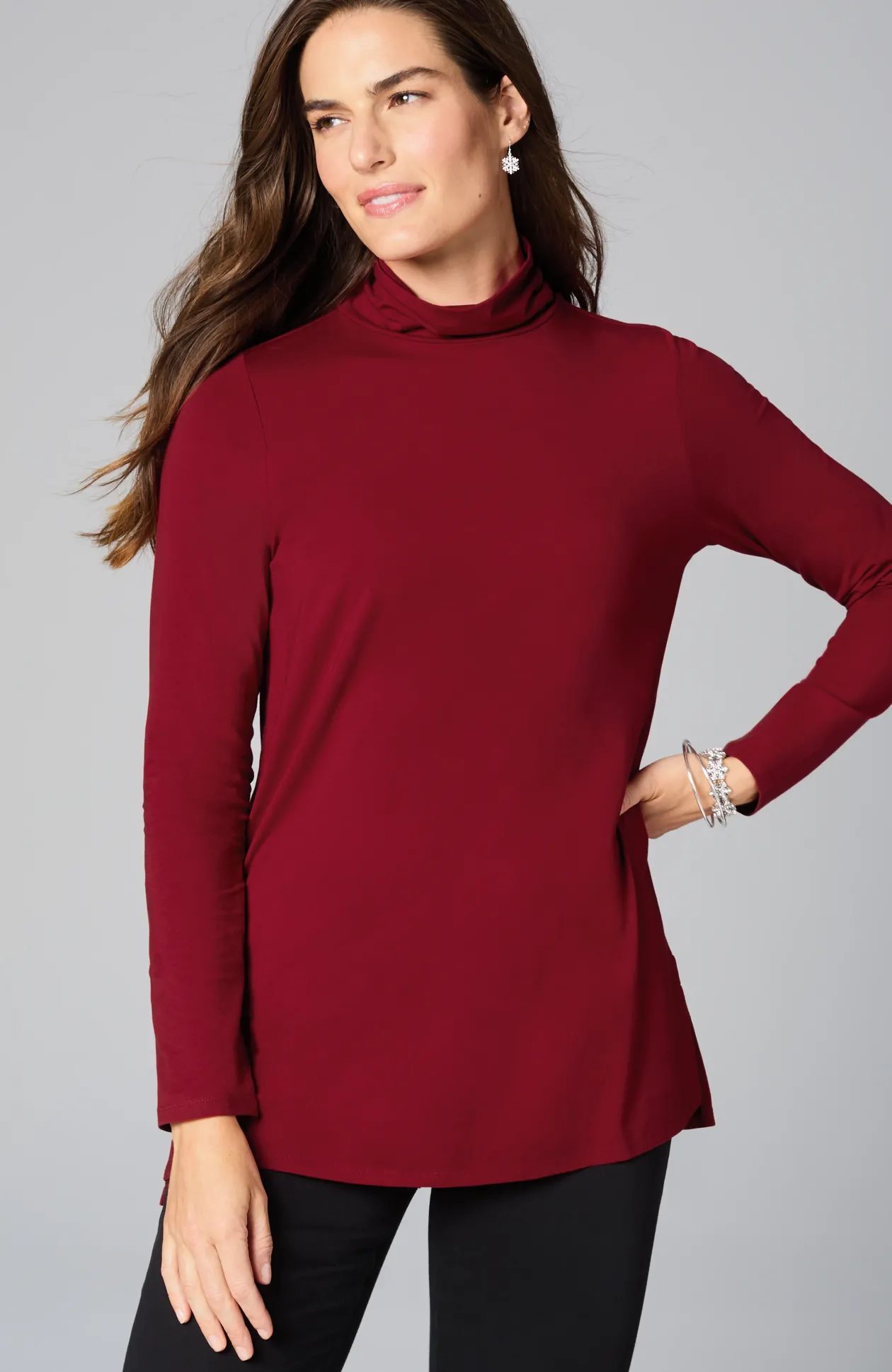Luxe Supima® Turtleneck Tunic