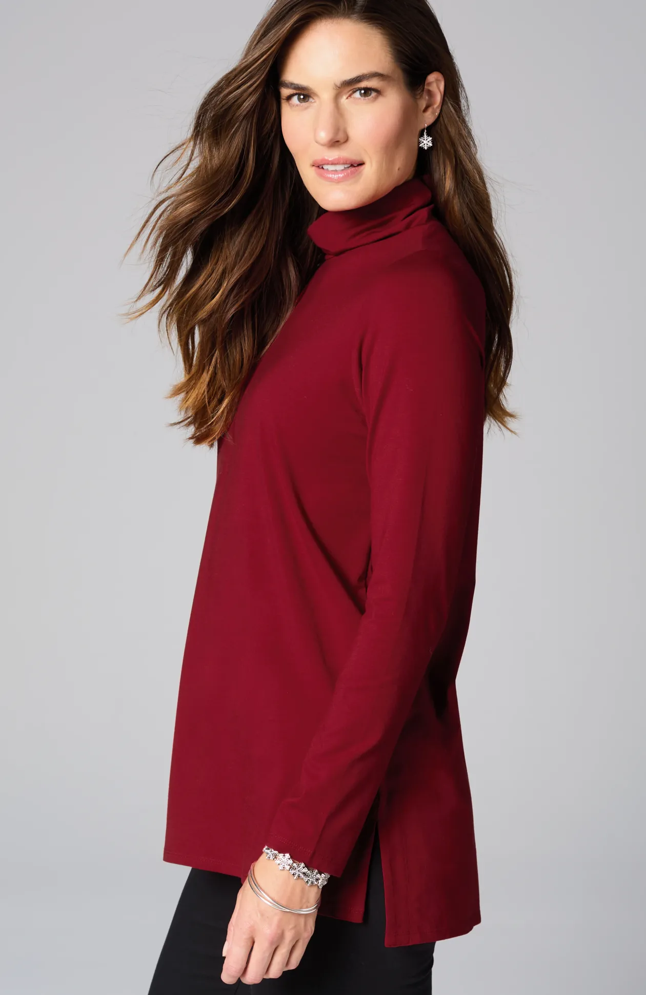 Luxe Supima® Turtleneck Tunic