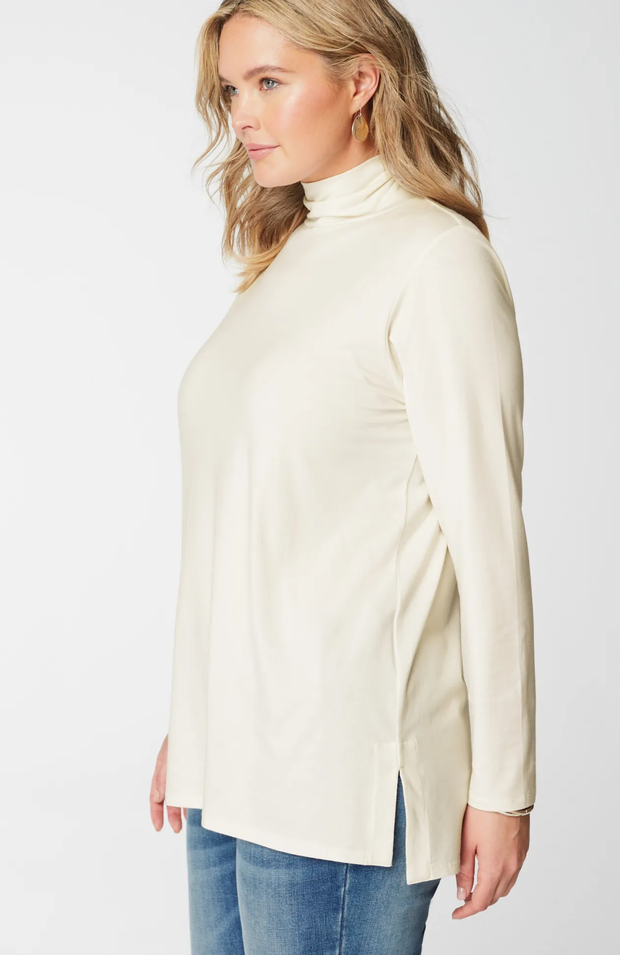 Luxe Supima® Turtleneck Tunic