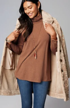 Luxe Supima® Turtleneck Tunic