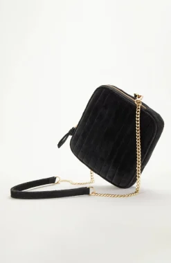 Luxe Velvet Quilted Purse
