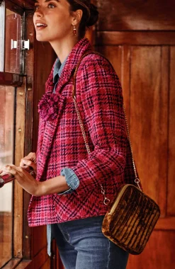 Luxe Velvet Quilted Purse