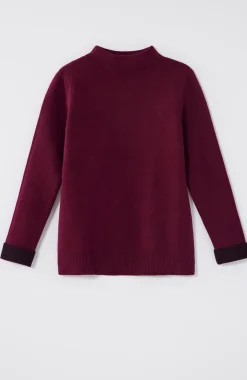 Majestic Funnel-Neck Sweater