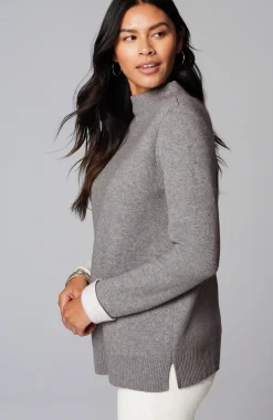Majestic Funnel-Neck Sweater