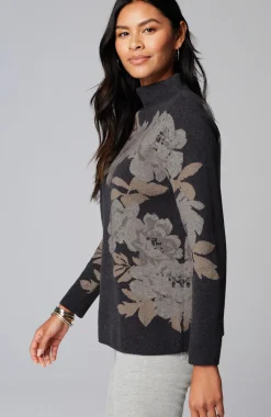 Majestic Funnel-Neck Sweater