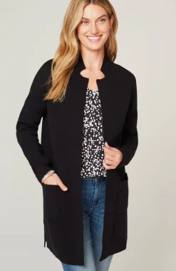 Majestic Open-Front Cardi