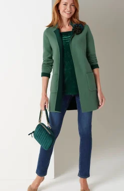 Majestic Open-Front Cardi