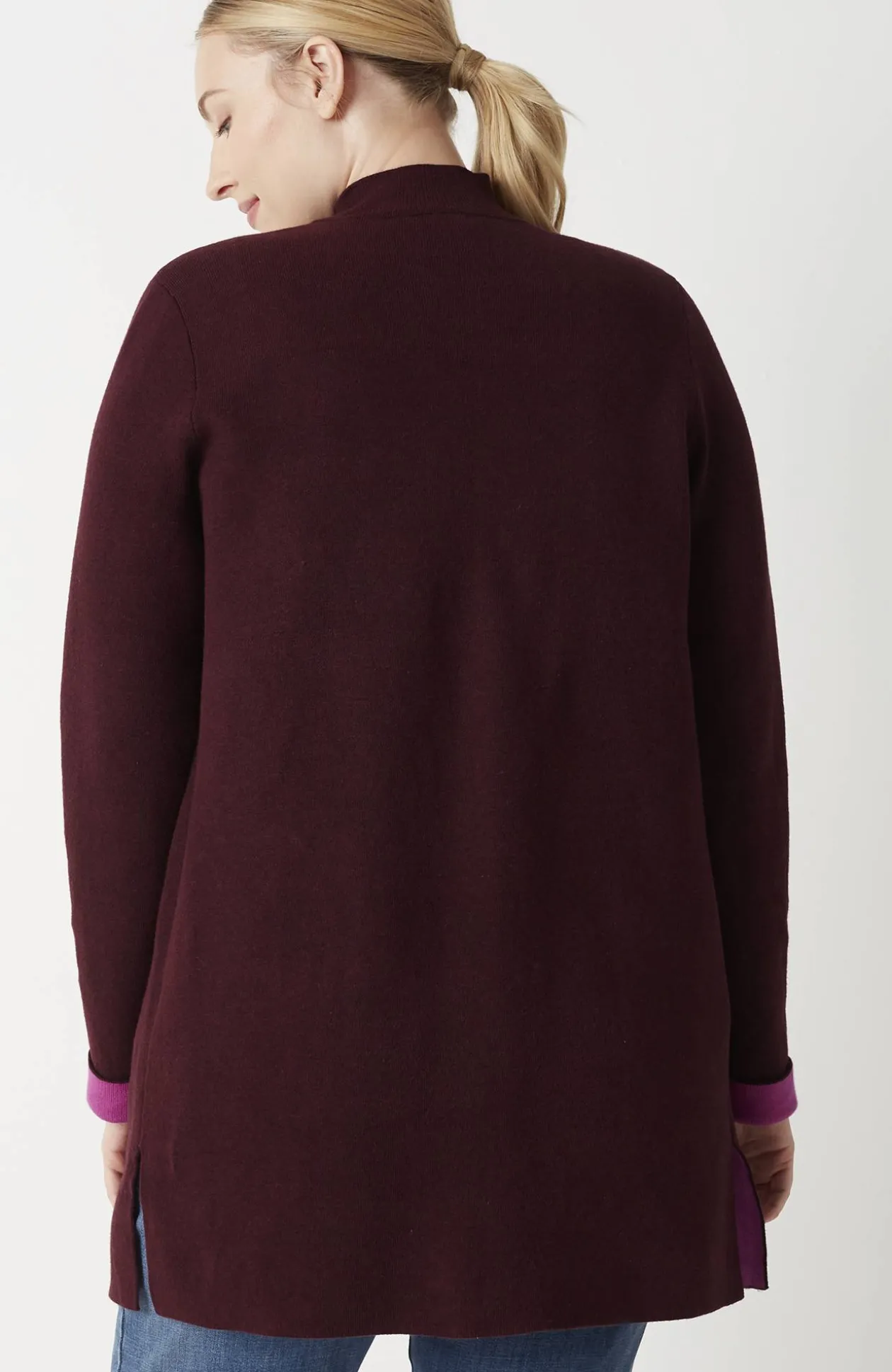 Majestic Open-Front Cardi