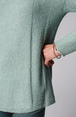 Metallic Textured Pullover Sweater