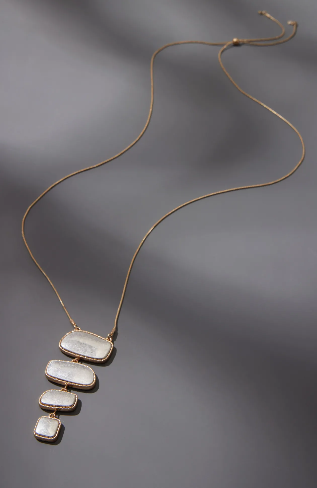 Mixed-Metal Reversible Pendant Necklace