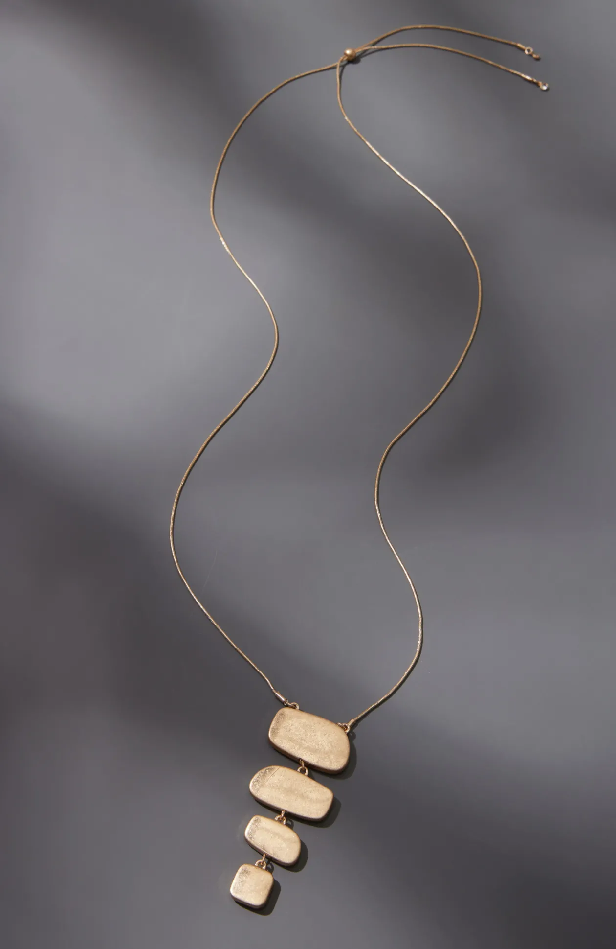 Mixed-Metal Reversible Pendant Necklace