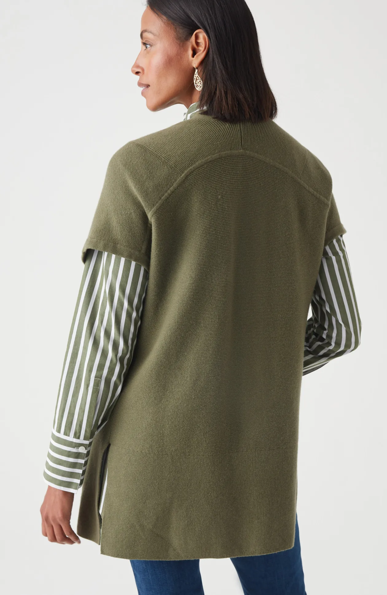 Mixed-Texture Gilet