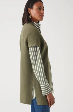 Mixed-Texture Gilet