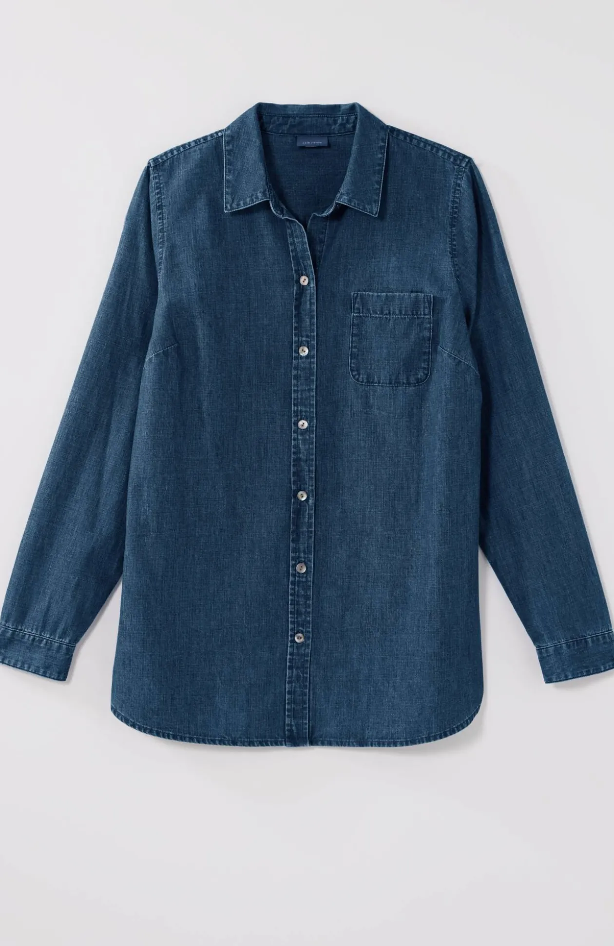 One-Pocket Button-Front Shirt