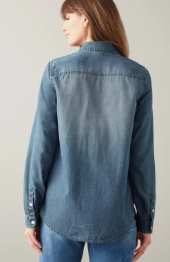 One-Pocket Button-Front Shirt