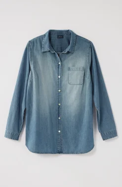 One-Pocket Button-Front Shirt