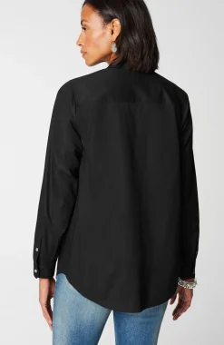 One-Pocket Button-Front Shirt