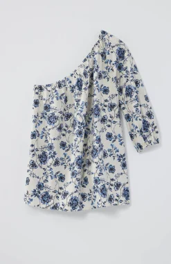One-Shoulder Puff-Sleeve Top