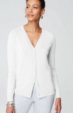 Organically Grown Cotton V-Neck Cardi