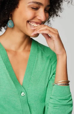Organically Grown Cotton V-Neck Cardi