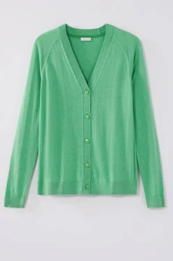 Organically Grown Cotton V-Neck Cardi
