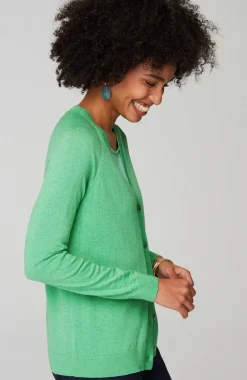Organically Grown Cotton V-Neck Cardi