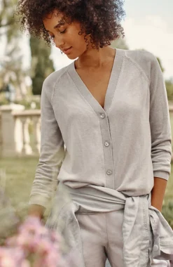 Organically Grown Cotton V-Neck Cardi