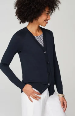 Organically Grown Cotton V-Neck Cardi