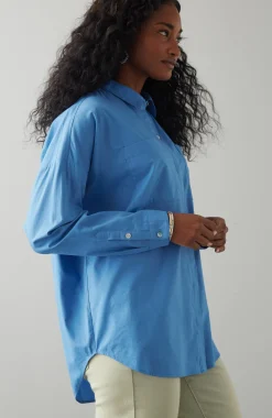 Oversized Poplin Tunic