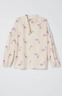 Oversized Split-Neck Top