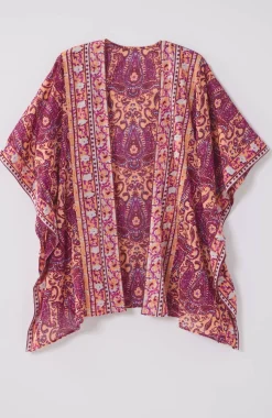 Painterly Paisley Ruana