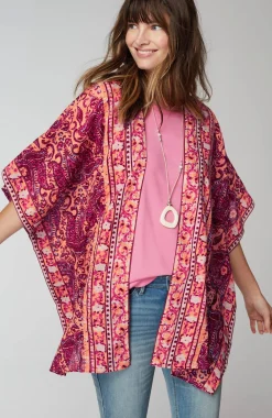 Painterly Paisley Ruana