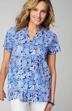 Paisley A-Line Top