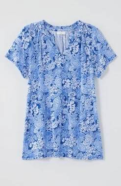 Paisley A-Line Top