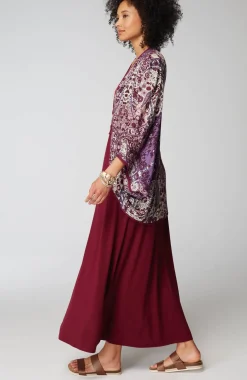 Paisley-Printed Shrug