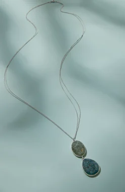 Park Strolls Drop Pendant Necklace
