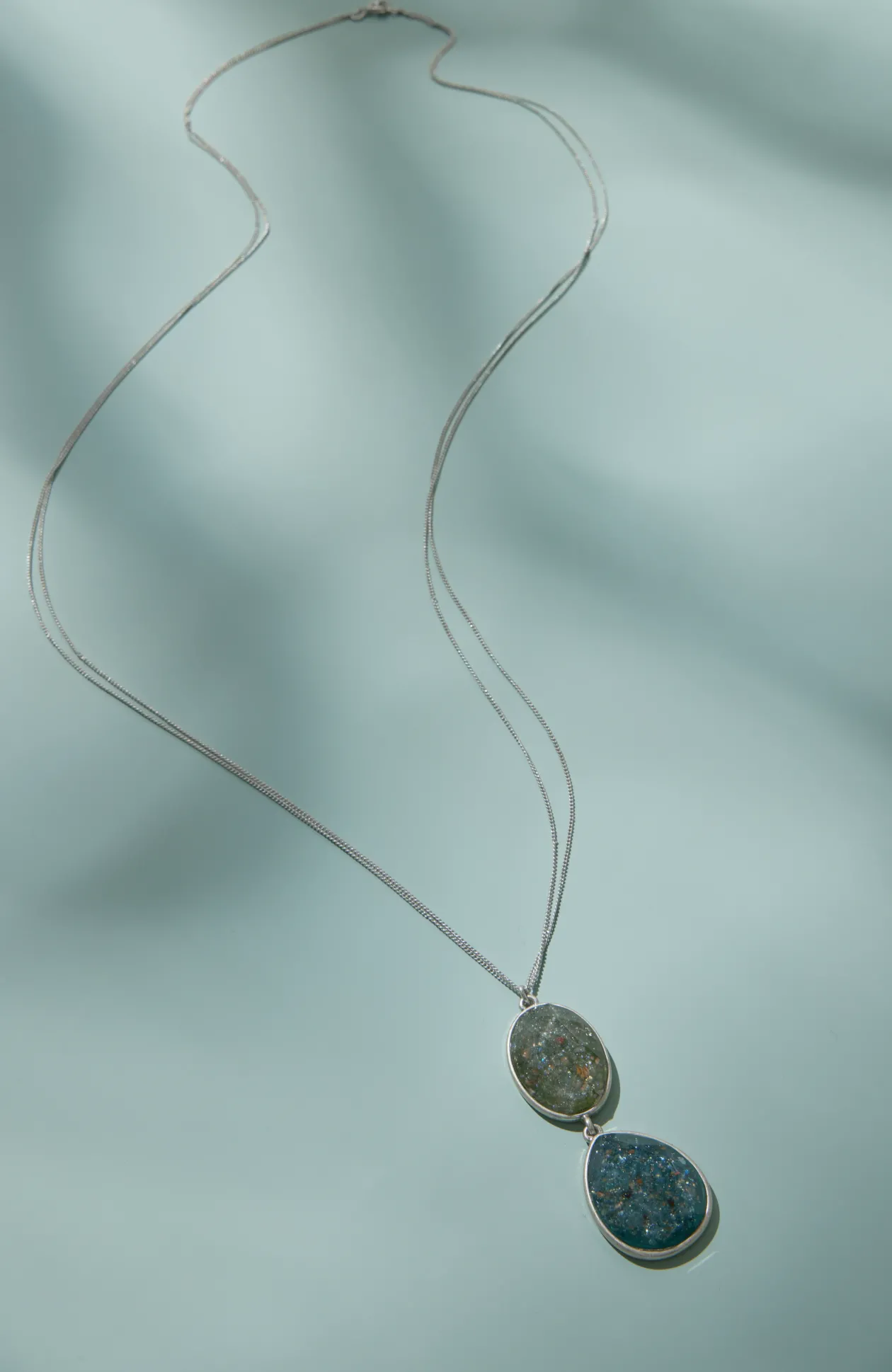 Park Strolls Drop Pendant Necklace