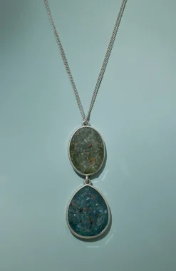Park Strolls Drop Pendant Necklace
