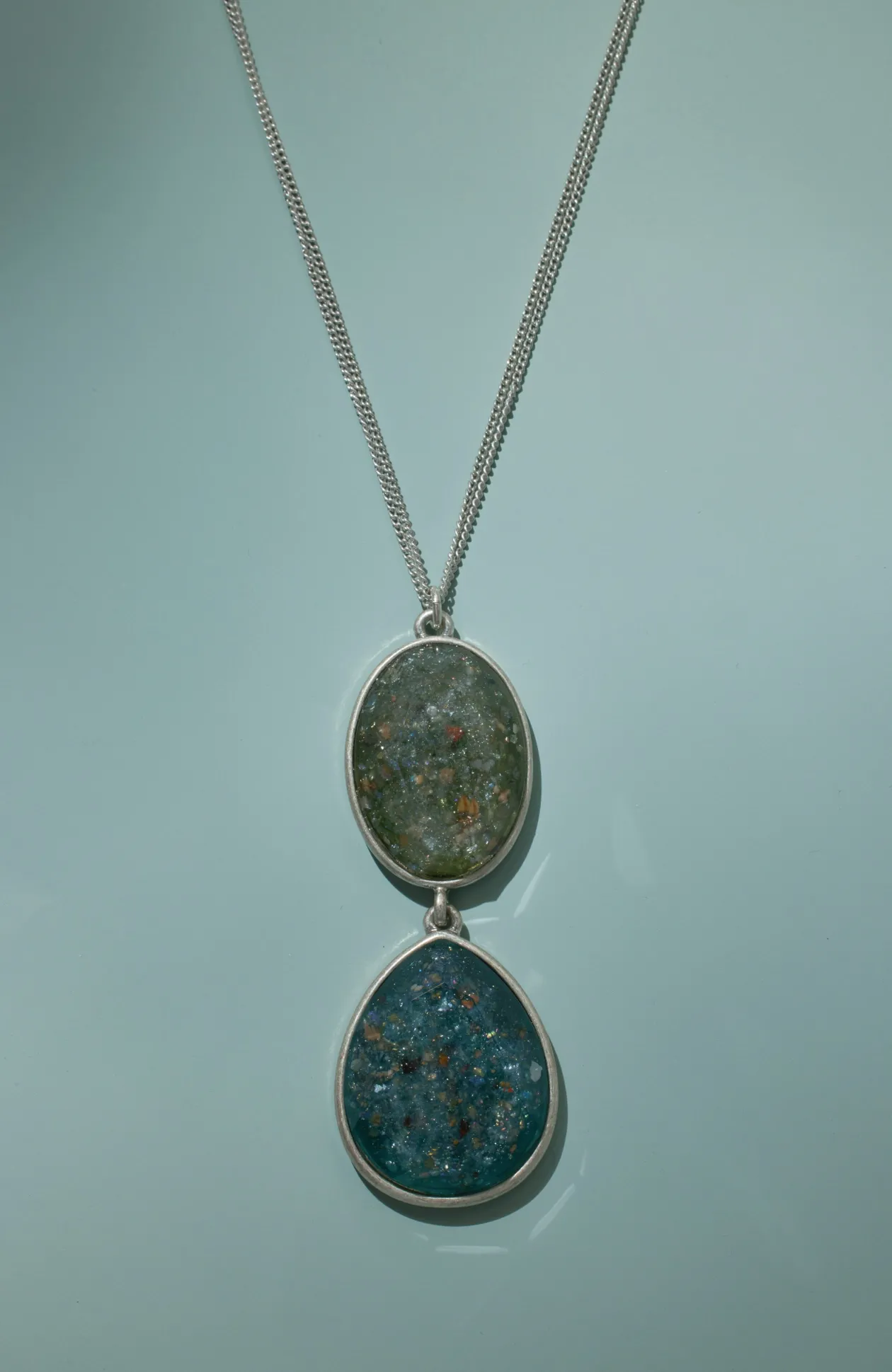 Park Strolls Drop Pendant Necklace