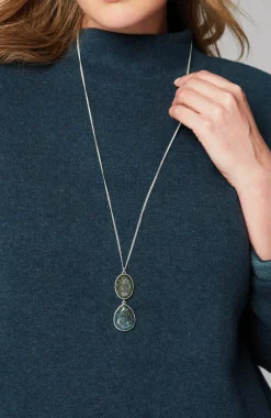 Park Strolls Drop Pendant Necklace