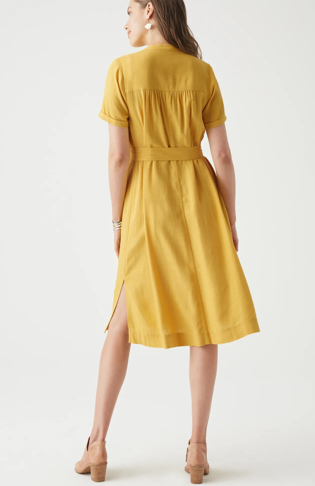 Patch-Pocket Shirtdress