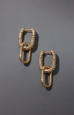 Pavé Links Earrings