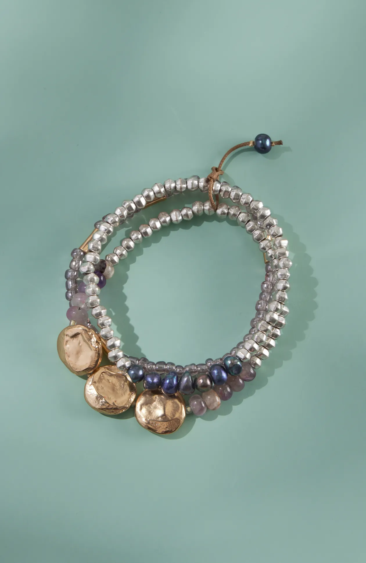 Peacock Pearl Bracelet