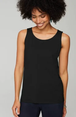 Pima-Stretch Knit Tank
