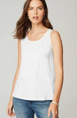 Pima-Stretch Knit Tank