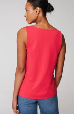 Pima-Stretch Knit Tank
