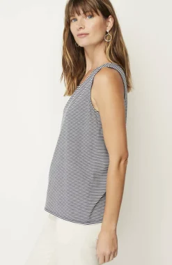 Pima-Stretch Knit Tank