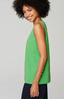 Pima-Stretch Knit Tank